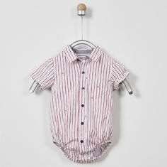 پیراهن پسرانه برند پانکو ( PANCO ) مدل پیراهن بدن نوزاد پسرانه 2011BB06004 - کدمحصول 253820