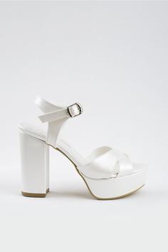 کفش لباس عروس راحت گرا چرم مادر مروارید ی چرم بی رنگ سفید کفش عروس برند Mepa Ayakkabı
