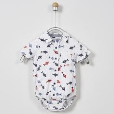 پیراهن پسرانه برند پانکو ( PANCO ) مدل پیراهن بدن نوزاد پسرانه 2011BB06004 - کدمحصول 264514
