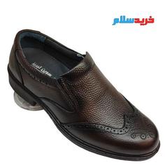 کفش چرم تبریز مردانه مجلسی بدون بند کد 988 + رنگبندی