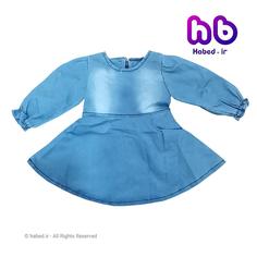 پیراهن جدید دخترانه شیک ایرانی جنس جین کد 1247
