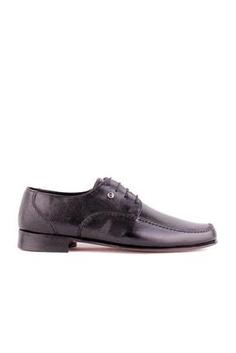 کفش رسمی مردانه سیاه برند pierre cardin 36519 SILTAB-1 ا - Siyah Erkek Kösele Taban Ayakkabı