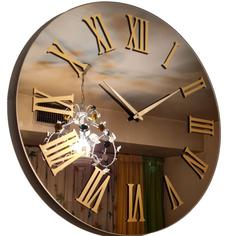 ساعت دیواری آینه ی فوق العاده زیبا در 10 طرح مختلف - نقره‌ای ا clock Mirror