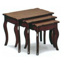 میز عسلی سه تکه چوبی کد IGA-74