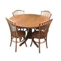 میز و صندلی ناهار خوری اسپرسان چوب مدل sm20 - قهوه‌ای روشن براق