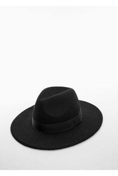 خرید اینترنتی کلاه زنانه سیاه مانگو 47071291 ا %100 Yün Şapka