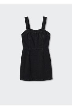 پیراهن رسمی زنانه سیاه برند mango TYC00444609446 ا Fermuarlı Kot Elbise