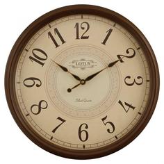 ساعت دیواری چوبی لوتوس مدل HERNANDO کد W-356 ا HERNANDO-356