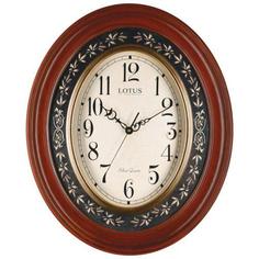 ساعت دیواری چوبی لوتوس مدل CALVIN کد L007