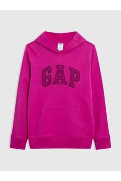 سوییشرت زنانه صورتی برند gap 268827 ا Kadın Pembe Logo Kapüşonlu Sweatshirt