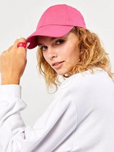 کلاه کپ زنانه صورتی السی وایکیکی W2DP79Z8 ا Yazı Nakışlı Kadın Kep Şapka