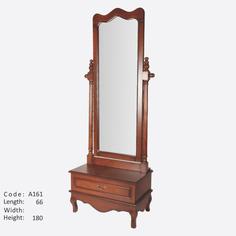 آینه قدی چوبی کد IGA-A161
