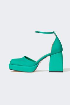 کفش پاشنه بلند کلاسیک  سبز دفاکتو ترکیه  Defacto