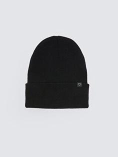 خرید اینترنتی کلاه زمستانی زنانه سیاه السی وایکیکی W2KA02Z8 ا Etiket Detaylı Kadın Triko Bere