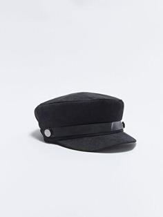 کلاه زنانه سیاه السی وایکیکی W20585Z8 ا Süet Kadın Denizci Şapka