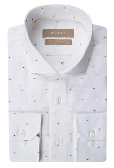 پیراهن مردانه برند دامات تویین ( DAMATTWEEN ) مدل پیراهن طرح دار سفید باریک دامات - کدمحصول 199116