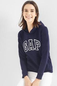 هودی زنانه سرمه‌ای برند gap 527507 ا Kadın Lacivert Logo Kapüşonlu Sweatshirt