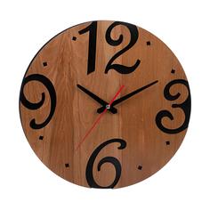 ساعت دیواری چوبی کیتا، مدل کلاسیک، کد CK 605-CM - (قطر 35 cm)