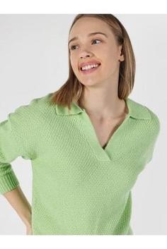 خرید اینترنتی ژاکت زنانه سبز برند colin s .CL1061973_Q1.V2_AGR ا Yeşil Kadın Kazak