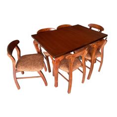 میز و صندلی ناهارخوری ۶ نفره گالری چوب آشنایی مدل ۷۰۱
