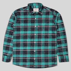 پیراهن نخی سایز بزرگ مردانه طرح سنگشور سبز 124028-1