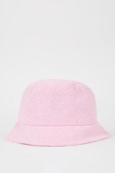 کلاه زنانه صورتی دیفاکتو W8963AZ22SM ا Kadın Bucket Şapka