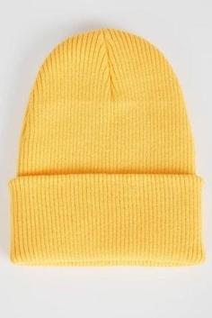 کلاه زمستانی زنانه زرد دیفاکتو R7545AZ22WN ا Kadın Basic Triko Bere