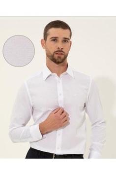 پیراهن آستین بلند مردانه سفید برند pierre cardin G021GL004-000-1467745 ا Beyaz Slim Fit Gömlek