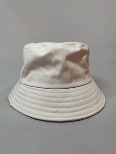 کلاه باکت کتان ساده رنگ سفید کد 2482