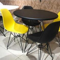 میز و صندلی پایه اسپایدر طرح ایفلی - دارد