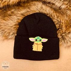 کلاه بافت لبه بلند طرح گروگو Grogu Baby Yoda