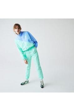 سوییشرت زنانه آبی لاکوست BF9848 ا L!ve Kadın Dik Yaka Renk Bloklu Mavi - Açık Yeşil Eşofman Üstü