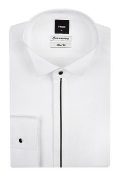 پیراهن مردانه برند دامات تویین ( DAMATTWEEN ) مدل پیراهن توکسیدو سفید Tween Slim Fit ساده - کدمحصول 158184