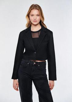 خرید اینترنتی کت زنانه سیاه ماوی 1110151 ا Livy Simsiyah Iconic Denim Ceket