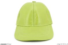 کلاه نقاب دار چرم طبیعی رنگ سبز