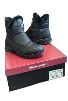 بوت زنانه سیاه برند pierre cardin 52047-Siyah-v2 ا Kadın Anorak Içi Kürklü Günlük Yarım Bot Siyah Pc-52047 V2