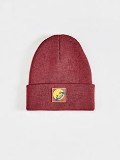 خرید اینترنتی کلاه زمستانی زنانه قرمز برند Emoji 0WJ348Z8 ا Kadın Emoji Etiketli Triko Bere