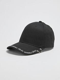 خرید اینترنتی کلاه کپ زنانه سیاه السی وایکیکی W11962Z8 ا Slogan Baskılı Kadın Şapka