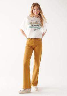 خرید اینترنتی شلوار جین زنانه زرد ماوی 101072 ا Victoria Hardal Sarı Jean Pantolon