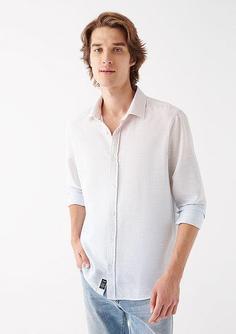 پیراهن آستین بلند مردانه صورتی ماوی ترکیه ا Pembe Gömlek