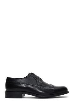 خرید اینترنتی کفش رسمی مردانه سیاه دریمد 22WFD6525FT ا Erkek Deri Klasik Ayakkabı