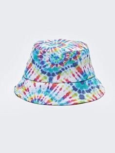 خرید اینترنتی کلاه زنانه رنگارنگ السی وایکیکی S3DR78Z8 ا Desenli Kadın Bucket Şapka
