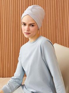 خرید اینترنتی کلاه زنانه طوسی السی وایکیکی S3GJ05Z8 ا Kadın Büzgülü Havuz Bonesi
