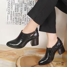 کفش زنانه مجلسی تمام چرم پاشنه 6سانت کدA2-178