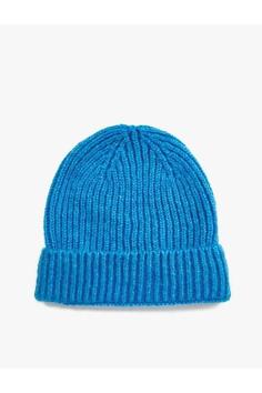 کلاه زمستانی زنانه آبی کوتون