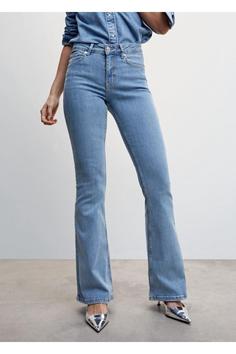 شلوار جین زنانه آبی مانگو ا Orta Bel Flared Jean