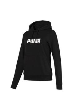 هودی زنانه سیاه برند puma ا Essential Logo 586032-01 Bayan Sweatshirt