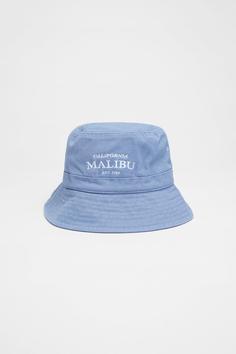 کلاه زنانه آبی استرادیواریوس ا Kanvas Balıkçı Şapka