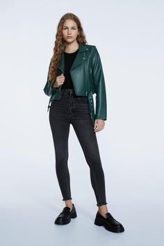 شلوار جین زنانه سیاه برند stradivarius ا Süper Yüksek Bel Jean