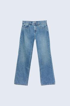 شلوار جین زنانه آبی برند stradivarius ا Orta Bel Jean